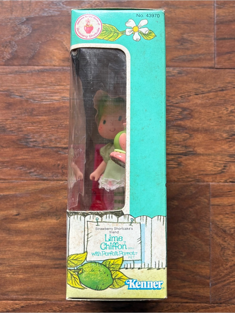 1982 Vintage Kenner Lime Chiffon Doll & Parfait Parrot - Picture 3 of 6